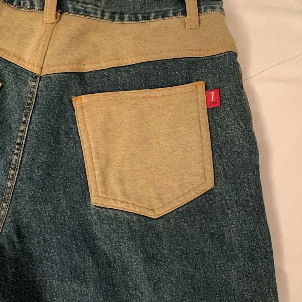 Seven Stretch Denim Flared Leg Boot Cut Women’s Jeans Size M - Picture 9 of 11